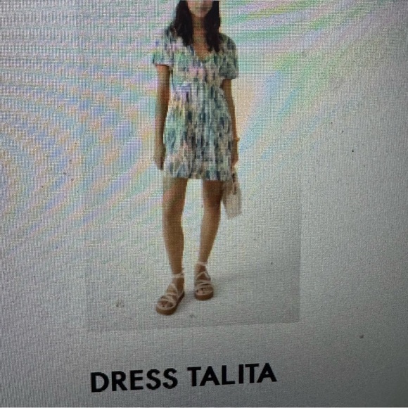 BA&SH TALITA DRESS SIZE 0 - Picture 4 of 5